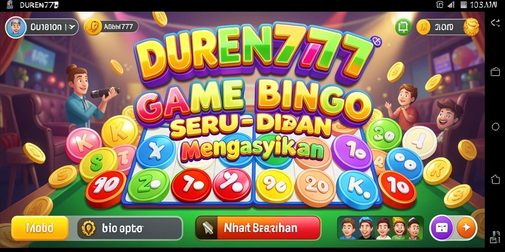 Tampilan gameplay Bingo yang seru dan menantang di DUREN777.