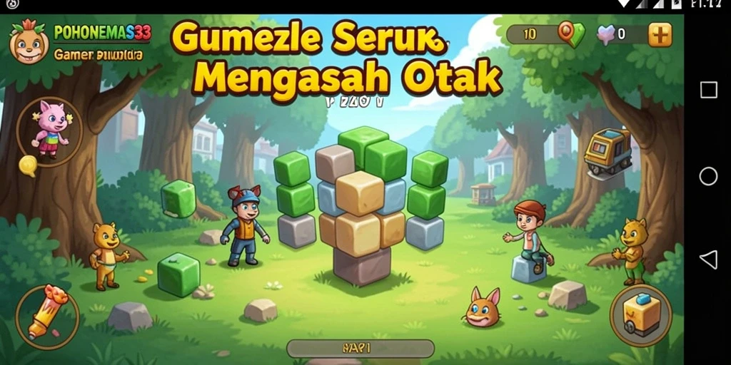 Tangkapan layar gameplay POHONEMAS33 yang penuh tantangan.